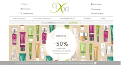 Desktop Screenshot of ixxi-cosmetics.com